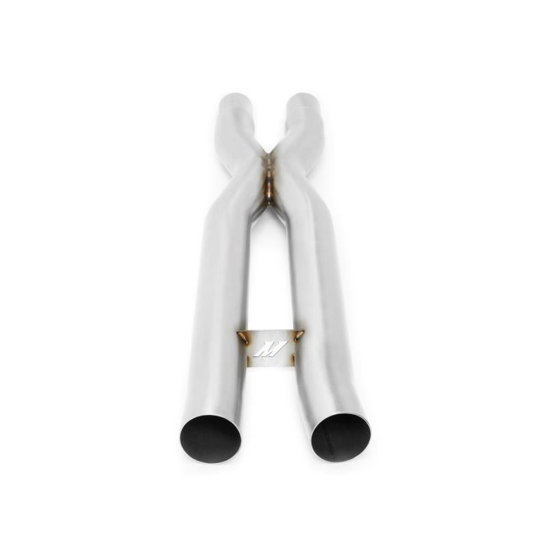Mishimoto 2015+ Ford Mustang GT X Pipe connecting pipes, stainless steel exhaust component with polished finish
