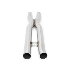 Mishimoto 2015+ Ford Mustang GT X Pipe connecting pipes, stainless steel exhaust component with polished finish