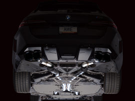 AWE Tuning BMW G90/G99 M5 Track Edition Cat-Back Exhaust - Diamond Black Tips