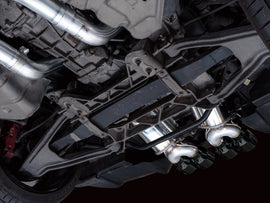 AWE Tuning C6 Chevrolet Corvette Z06/ZR1 Touring Edition Axle-Back Exhaust w/ Diamond Black Tips