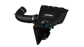CORSA Performance cold air intake for Chevrolet Camaro SS 6.2L V8 engine, showing the sleek intake system for enhanced airflow.