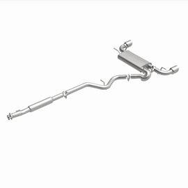 MagnaFlow BRE catback exhaust kit for Subaru BRZ, Toyota GR86, and Scion FR-S models, featuring polished stainless steel tips.