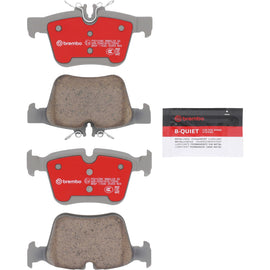 Brembo OE rear ceramic brake pads for Mercedes-Benz C-Class W205, designed for optimal braking performance and durability.