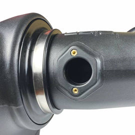 Injen Evolution Cold Air Intake for BMW M3 E46 3.2L engine, showing the intake tube and filter installed in the engine bay.