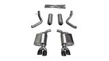 Corsa 2015-2017 Dodge Challenger Sport Cat-Back Dual Rear Exit with Twin 3.5in Black Pro-Series