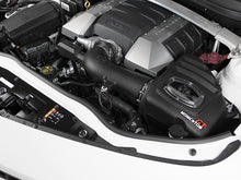 Load image into Gallery viewer, aFe Power 13-15 Chevrolet Camaro SS V8-6.2L Pro DRY S cold air intake system with black filtration and metal tubing for enhanced engine airflow