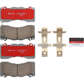 Brembo OE ceramic brake pads for Ford Mustang 2014-2023 front, high-performance brake pads with OE quality.