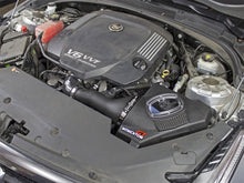 Load image into Gallery viewer, aFe Momentum Air Intake System PRO 5R Stage-2 for 2013-2015 Cadillac ATS 3.6L V6, showing the cold air intake with filter and tubing