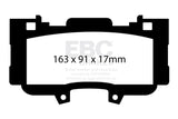 EBC Racing 2015 Ford Mustang 2.3L RP-1 Race Front Brake Pads
