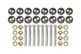 BMR 14-19 Chevrolet Corvette C7 Front & Rear Lower Control Arms Camber Bolt Kit - Black Anodized