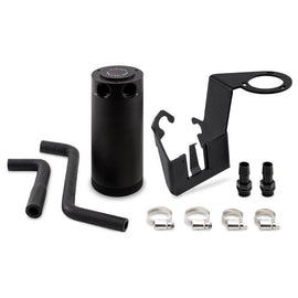 Mishimoto oil catch can kit for Nissan 350Z and Infiniti G35 VQ35DE engine, with baffled design and direct fit installation.