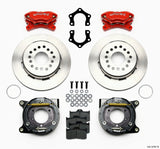 Wilwood Forged Dynalite P/S Park Brake Kit Red Mopar/Dana 2.50in Off w/Snap Ring Bearing