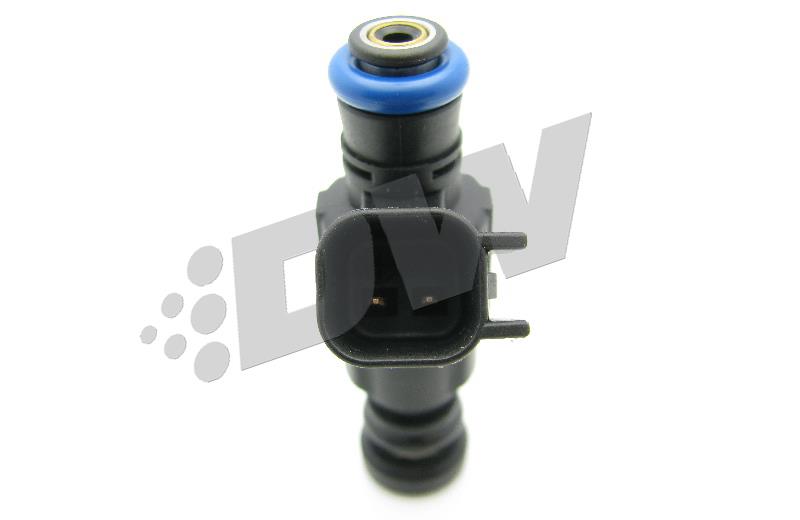 DeatschWerks LS2 / 5.7L & 6.1L HEMI fuel injector set for 8-cylinder engines, featuring high-performance 42lb injectors.