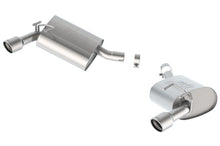 Load image into Gallery viewer, Borla axle back SS exhaust rear section for 2010 Camaro 3.6L V6, excluding 2013RS model, showing polished stainless steel muffler