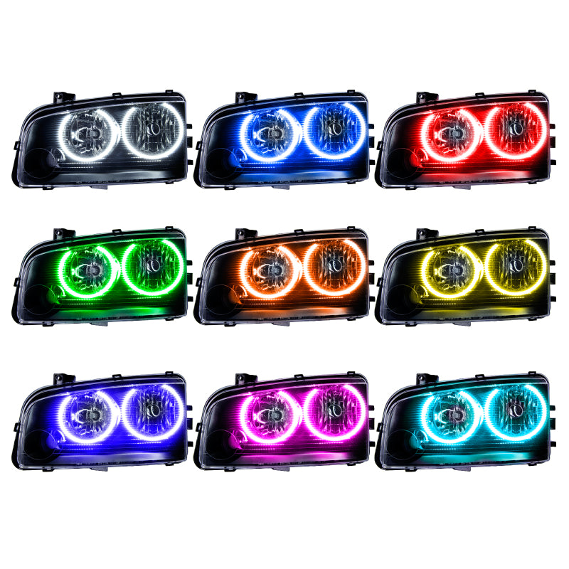 Oracle 05-10 Dodge Charger SMD HL (Non-HID) - ColorSHIFT w/o Controller