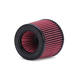 Mishimoto cold air intake for Nissan 350Z 2003-2006, with black aluminum piping and air filter for improved engine airflow.