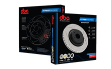 Load image into Gallery viewer, DBA rear slotted street series brake rotor for Subaru WRX STI 2015-2021 and BRZ 2011-2021 with performance package installed