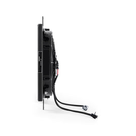 Black Mishimoto aluminum fan shroud kit for 1990-1997 Mazda Miata, designed to improve cooling and engine performance.