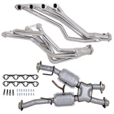 BBK 79-93 Ford Mustang 5.0L 1-5/8 Long Tube Headers w/High Flow Catted X-Pipe (Silver Ceramic)