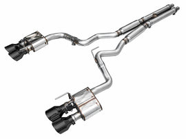 AWE Tuning 21-23 Ford Mustang Mach 1 SwitchPath Cat-Back Exhaust w/ Quad Diamond Black Tips
