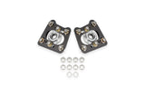 BMR 94-04 Ford Mustang Steel Caster Camber Plates - Black Hammertone