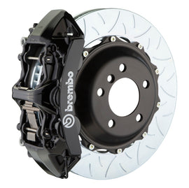 Brembo 20+ Corvette C8 rear GT BBK 6-piston cast slotted brake rotor in black, 380x32mm, performance two-piece design