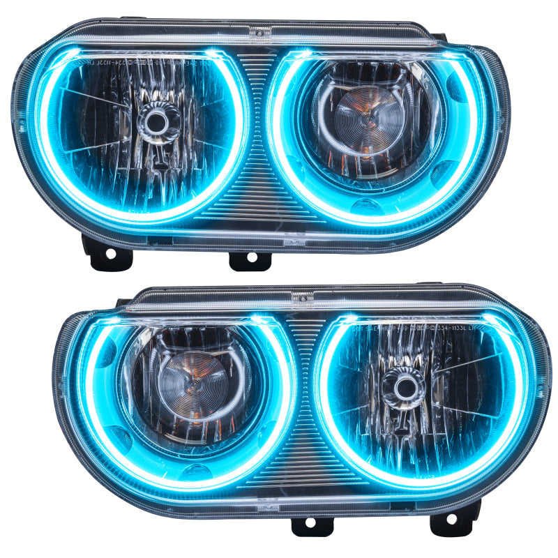 Oracle 08-14 Dodge Challenger SMD HL (Non-HID) - ColorSHIFT w/o Controller
