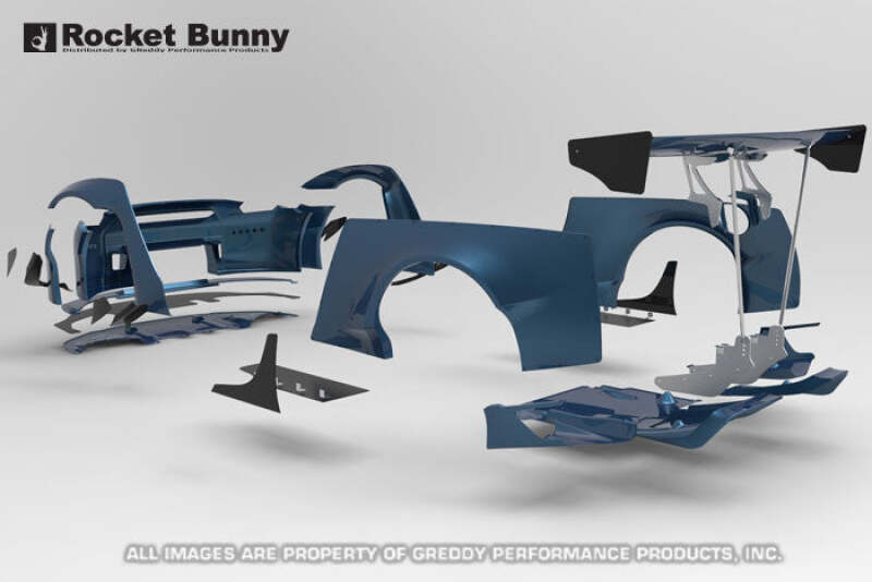 GReddy Rocket Bunny R35 V2 Front Splitter Plate