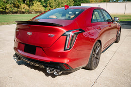 Corsa 22-25 Cadillac CT4 V Blackwing 3in Dual Mode Active Cat-Back 4.5in CF Polished Dual Rear Tip