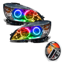 Load image into Gallery viewer, Oracle 0811 Mercedes Benz CClass PreAssembled Headlights Chrome Housing ColorSHIFT