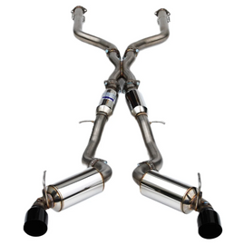 Invidia 2022+ Nissan Z 70mm N1 Cat Back Exhaust - Black Tips