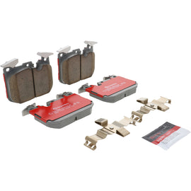 Brembo OE front Xtra Ceramic Brake Pads for BMW 1-Series F21 and 3-Series F30/F80 models, showing the brake pad design.