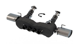 Borla catback exhaust system for Chevrolet Corvette C8 Z06 5.5L V8 with 3-inch ATAK muffler and reuse OE tips.