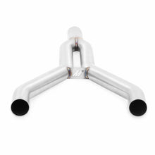 Load image into Gallery viewer, Mishimoto stainless steel cat-back exhaust for 2015-2016 Ford Mustang 2.3L EcoBoost, showing the polished pipes and muffler.