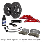 EBC Racing 01-13 Mini Cooper S R53/R56 1.6L Red Apollo-4 Calipers 330mm Rotors Front Big Brake Kit