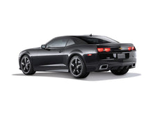 Load image into Gallery viewer, Borla catback ATAK exhaust system for 2010 Camaro 6.2L, rear view showing polished pipes, without tips, compatible with factory ground effects