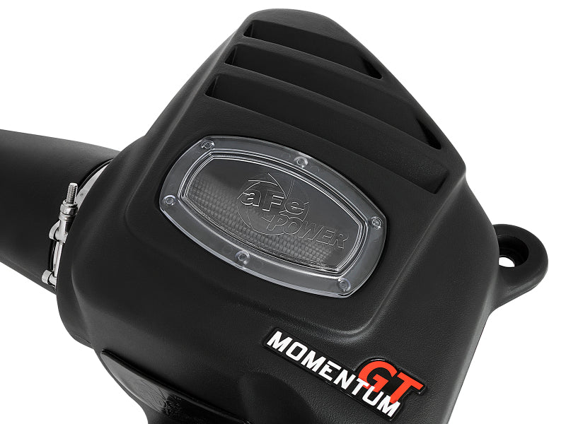 aFe Power 13-15 Chevrolet Camaro SS V8-6.2L Pro DRY S Cold Air Intake System with air filter and intake tubing.