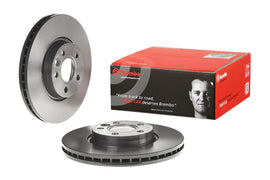 Brembo OE front brake rotor for Range Rover Evoque 2012-2015 and Volvo S60 2011-2018, UV coated, OE equivalent, high-performance braking