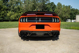 Corsa 20-22 Ford Mustang GT500 3.0in Dual Rear Exit Catback w/ Twin 5.0in Blk Straight Cut Pro Tips