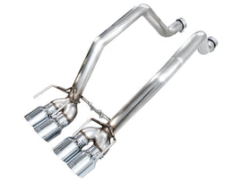 AWE Tuning C6 Chevrolet Corvette Z06/ZR1 Track Edition Axle-Back Exhaust w/ Chrome Silver Tips
