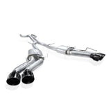 Stainless Works 22-25 Cadillac CT5-V Blackwing Catback Exhaust - Black Chrome Tips