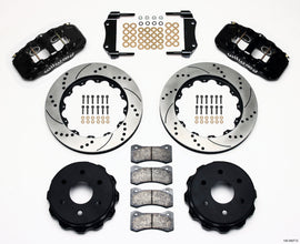 Wilwood AERO4 rear truck big brake kit with drilled 14.25-inch rotor and OE 1-piston caliper for 1999-2010 GM 1500 SUVs
