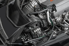 Radium Engineering Chevrolet Corvette LT1 PCV oil catch can kit with hoses and brackets for engine bay installation.