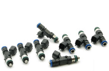 Load image into Gallery viewer, DeatschWerks LS2 / 5.7L &amp; 6.1L HEMI 60lb fuel injector set for 8-cylinder engines, showing eight high-performance injectors.
