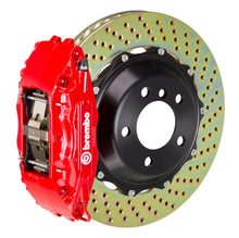 Load image into Gallery viewer, Brembo performance front brake kit with drilled 2-piece cast rotor and 4-piston caliper for Toyota FR-S, BRZ, and Subaru GR86.