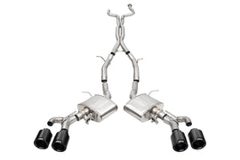 Corsa 22-25 Cadillac CT4 V Blackwing 3in Active Valve Cat-Back - 4.5in Carbon Fiber Black Tip