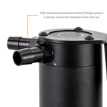 Load image into Gallery viewer, Mishimoto 2022+ Subaru BRZ and Toyota GR86 baffled oil catch can kit installed in engine bay, with hoses and fittings visible.
