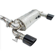 Load image into Gallery viewer, Invidia 15-18 Ford Focus RS Q300 w/Valve Rolled Black Tip Cat-Back Exhaust