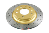 DBA 06-15 Ford Fusion Rear 4000 Series Drilled & Slotted Rotors