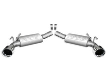 Load image into Gallery viewer, Borla axle back exhaust system for 2010 Camaro 6.2L V8, rear section showing polished metal and exhaust tips.